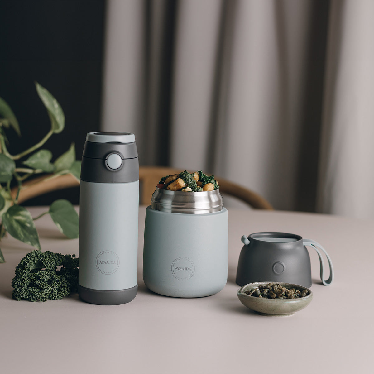 AYA&IDA Food'ie 500ml | Mint Green fra AYA&IDA på Mecindo.dk