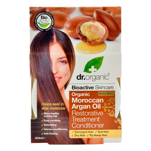 Dr. Organic Argan Oil Hair Treatment Conditioner | 200 ml fra Dr. Organic på Mecindo.dk