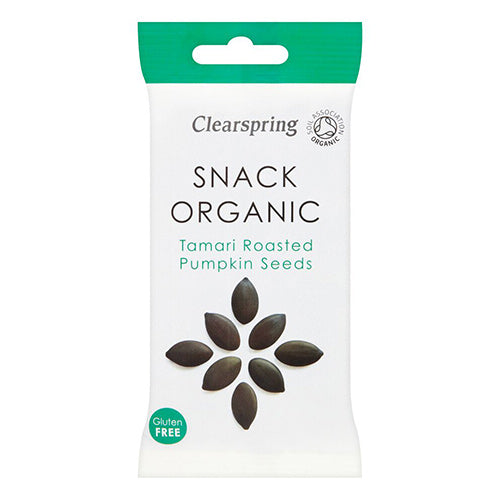 Clearspring Tamari Ristede Græskarkerner | 30 gr fra Clearspring på Mecindo.dk