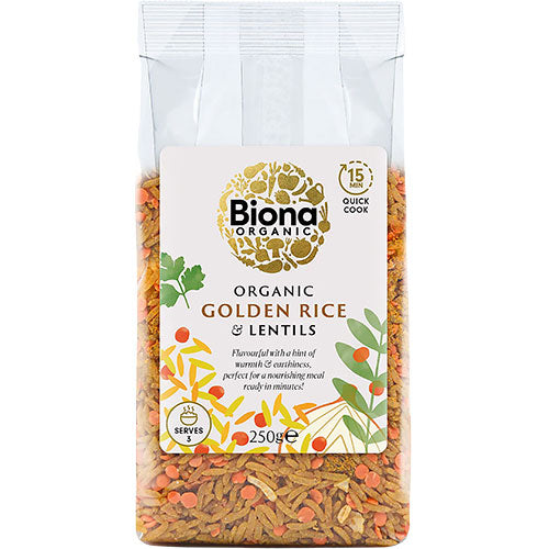 Biona Organic Ris/linse Blanding M. Karry Ø | 250 gr fra Biona Organic på Mecindo.dk