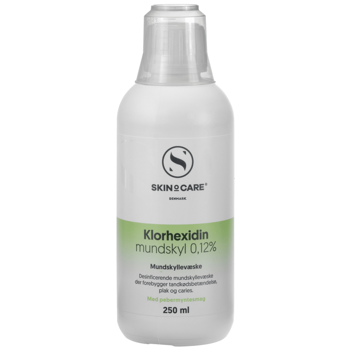 SkinOcare Klorhexidin mundskyl 0,12% | 250 ml fra SkinOcare på Mecindo.dk