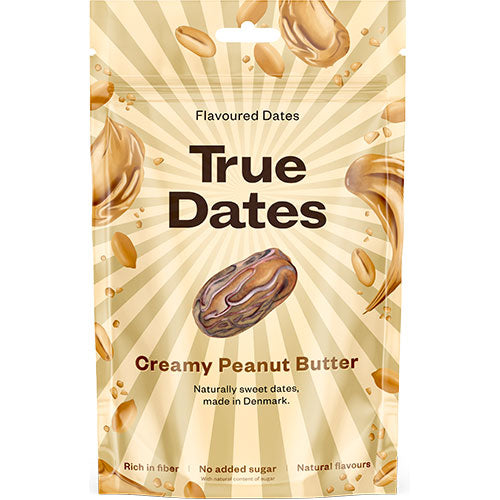 True Dates Creamy Peanut Butter | 100 gr fra True Dates på Mecindo.dk