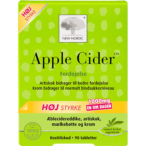 New Nordic Apple Cider | 90 TAB fra New Nordic på Mecindo.dk