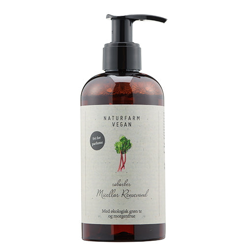 Naturfarm Micellar Rensevand Rabarber | 250 ml fra Naturfarm på Mecindo.dk