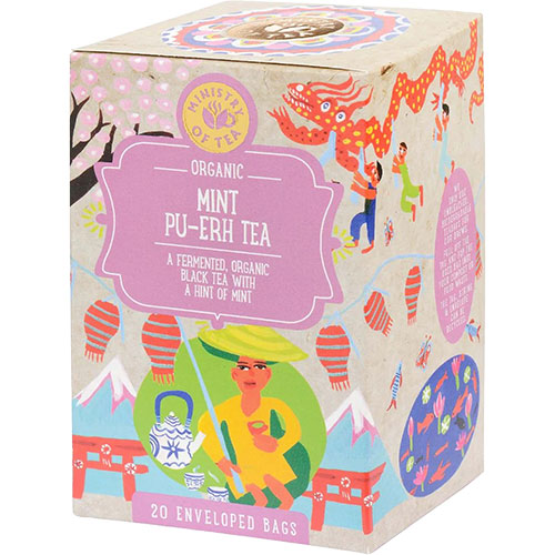 Ministry Of Tea Puh Erh Mint Te Økologisk | 20 br fra Ministry Of Tea på Mecindo.dk