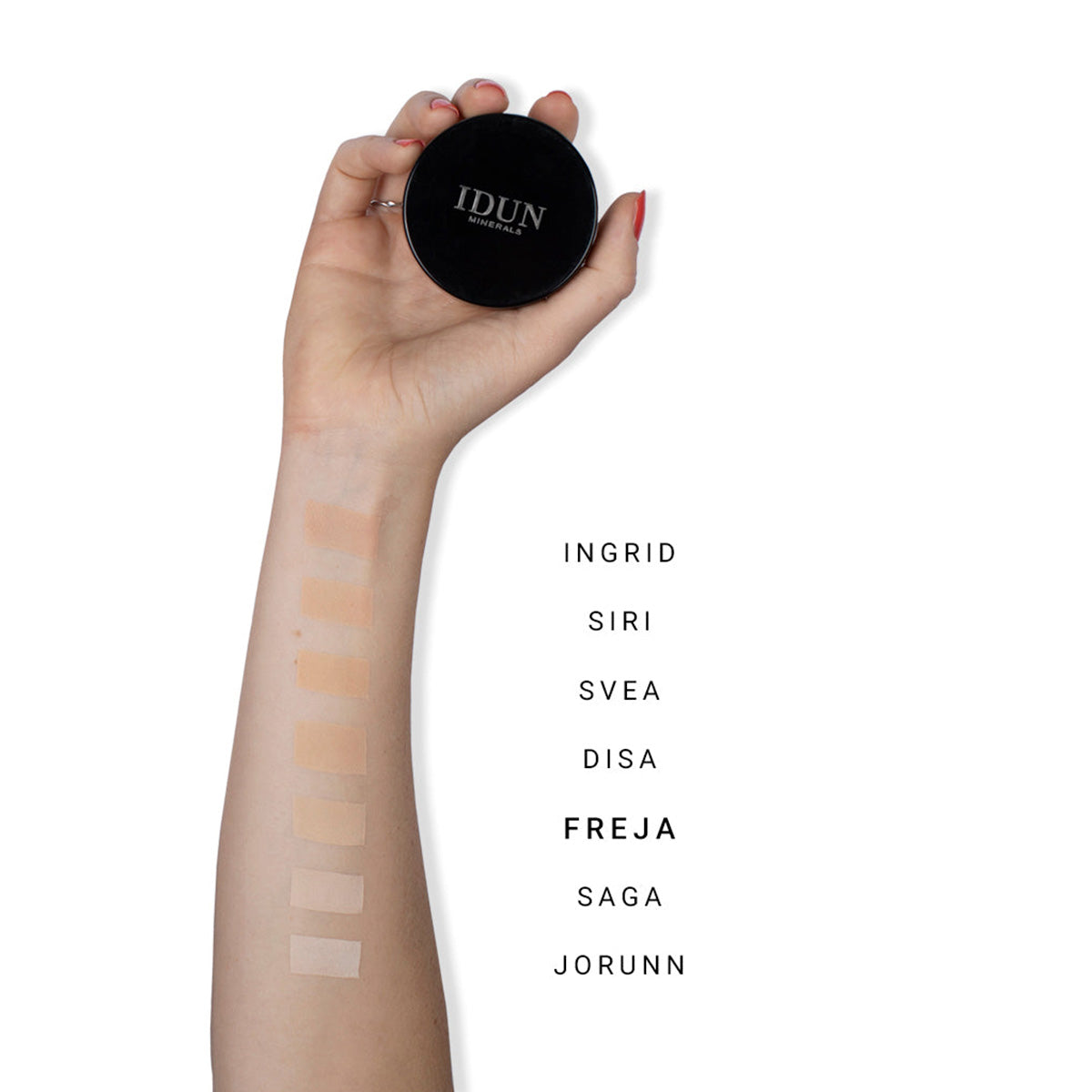 IDUN minerals Powder Foundation (7 gr) | Freja fra IDUN minerals på Mecindo.dk
