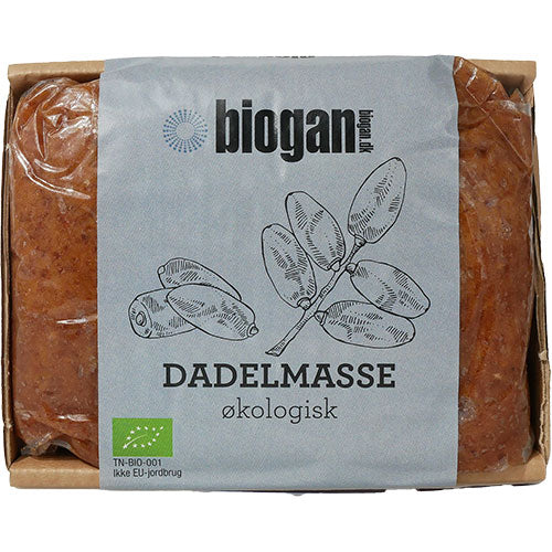 Biogan Dadelmasse Økologisk | 500 gr fra Biogan på Mecindo.dk