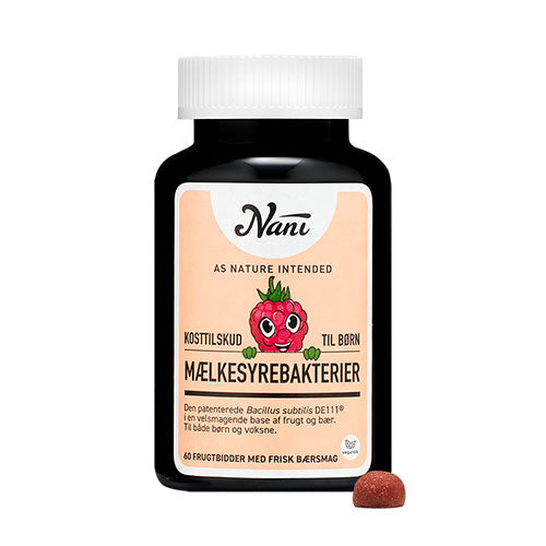 Nani Mælkesyrebakterier Til Børn | 60 gummies fra Nani på Mecindo.dk