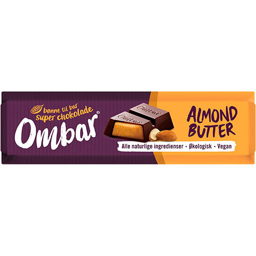 Ombar Bar Økologisk | Almond Butter fra Ombar på Mecindo.dk