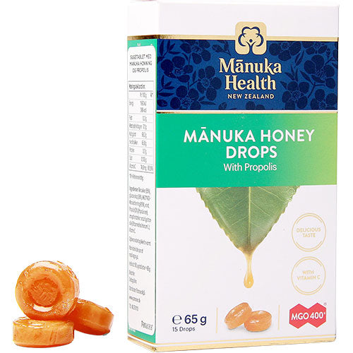 Manuka Health Manuka Honning Drops (65 gr) | Propolis fra Manuka Health på Mecindo.dk