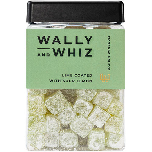 Wally and Whiz Vingummi Lime med Sur Citron | 240 g