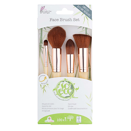 So Eco Makeup Brush Sæt Til Ansigtet fra So Eco på Mecindo.dk