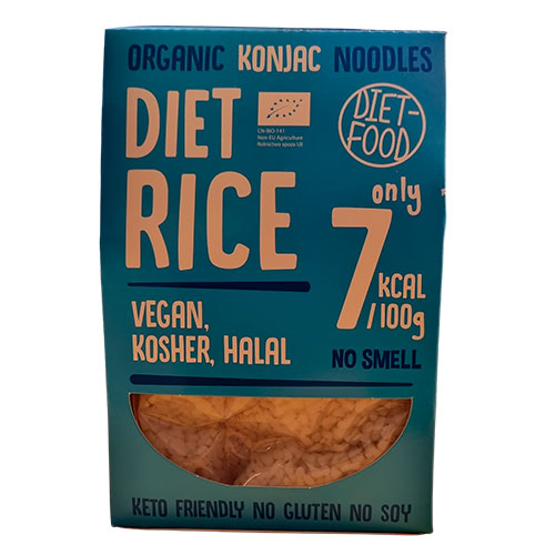 Diet-food Shirataki Ris Økologisk | 385 gr fra Diet-food på Mecindo.dk