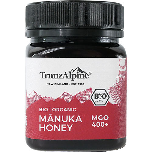 TranzAlpine Manuka Honning Økologisk 250g | MGO 400+ fra TranzAlpine på Mecindo.dk