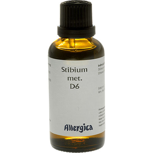 Allergica Stibium Met. D6 | 50 ml fra Allergica på Mecindo.dk