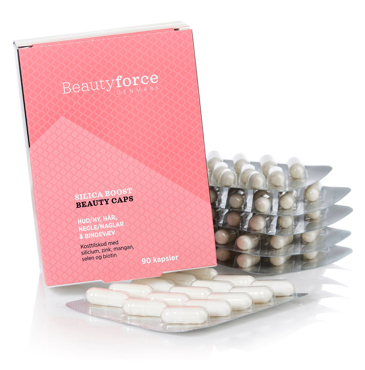 Beauty Force Beauty Force Silica Boost Beauty Force | 90 kapsler fra Beauty Force på Mecindo.dk