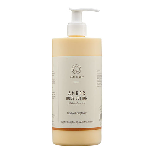 Naturfarm Amber Body Lotion | 500 ml fra Naturfarm på Mecindo.dk