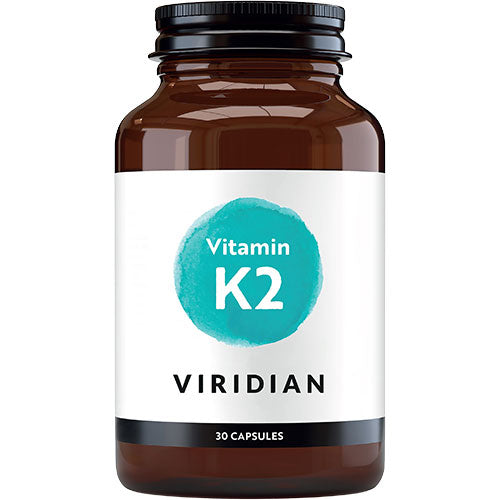 Viridian Nutrition Vitamin K2 50 ?g | 30 kapsler fra Viridian Nutrition på Mecindo.dk