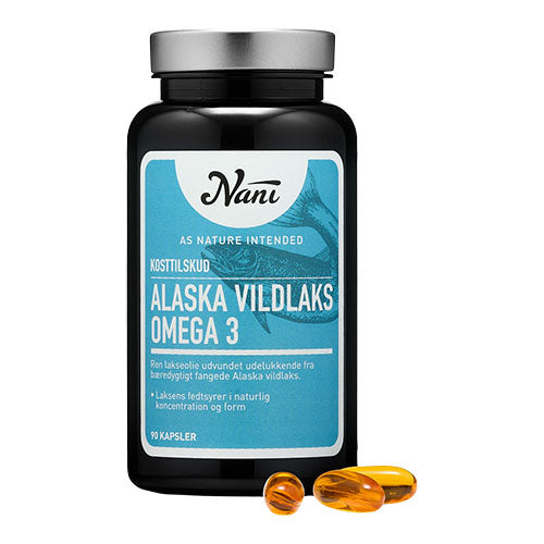 Nani Alaska Vildlaks Omega 3 | 90 kapsler fra Nani på Mecindo.dk