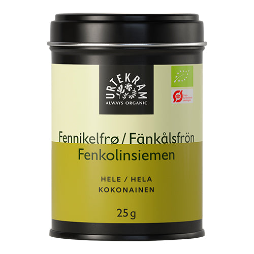 Urtekram Fennikelfrø Økologisk | 25 gr fra Urtekram på Mecindo.dk
