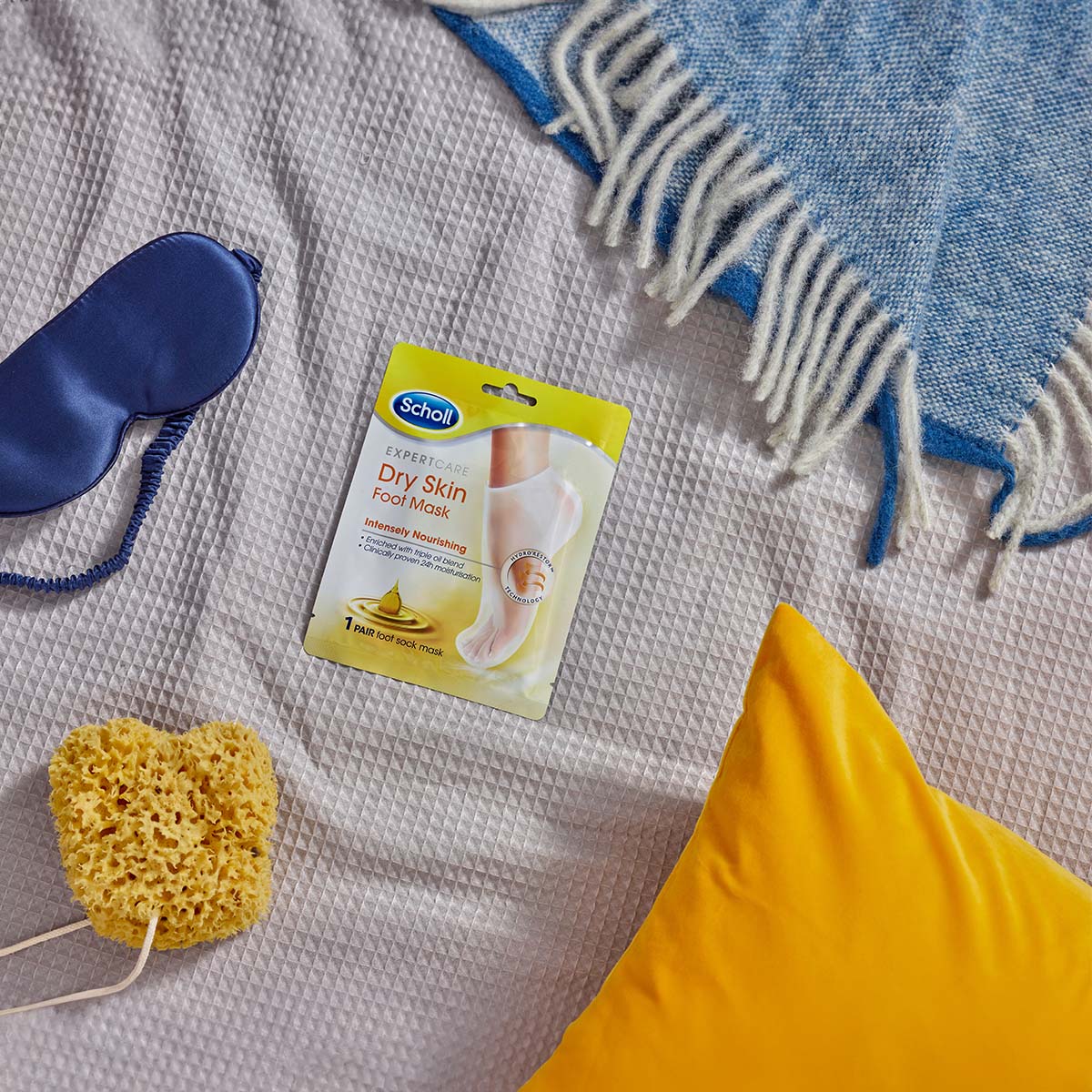 Scholl Moisturising Pedimask Triple Oil fra Scholl på Mecindo.dk