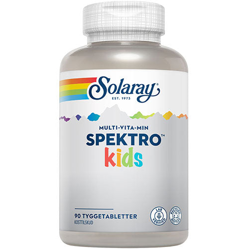 Solaray Spektro Kids Multivitamin | 90 Tabl. fra Solaray på Mecindo.dk
