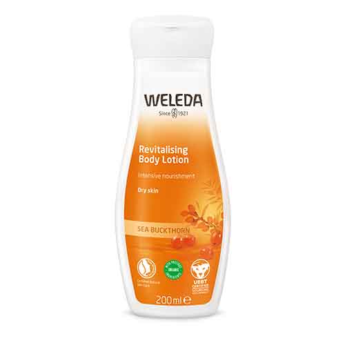 Weleda Body Lotion Revitalising Sea Buckthorn | 200 ml fra Weleda på Mecindo.dk