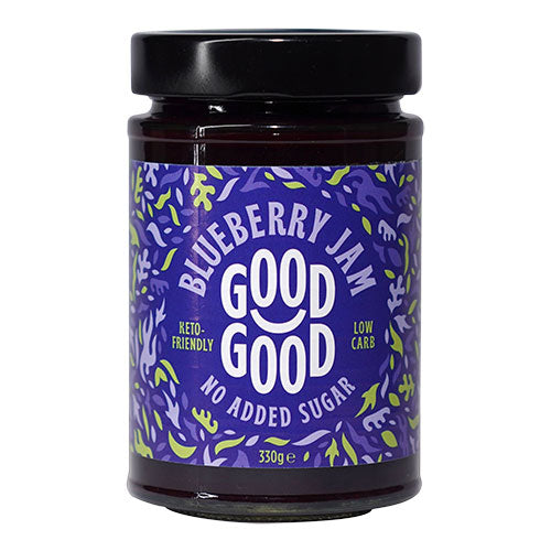 Good Good Stevia Blåbærmarmelade | 330 gr fra Good Good på Mecindo.dk