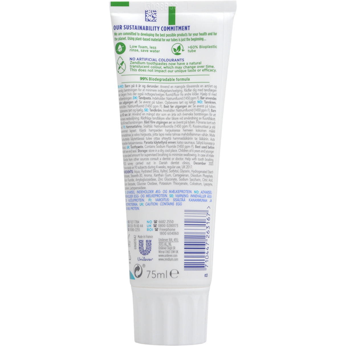 Zendium Tandpasta (75 ml) | Extra Fresh fra Zendium på Mecindo.dk