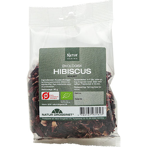 Natur-Drogeriet Hibiscus Knust Økologisk | 90 gr fra Natur-Drogeriet på Mecindo.dk