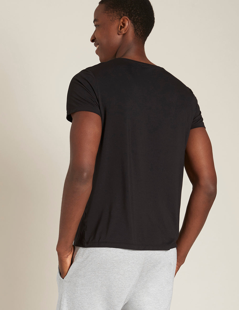 Boody Men´s V-neck T-shirt Sort | Str. Xl fra Boody på Mecindo.dk