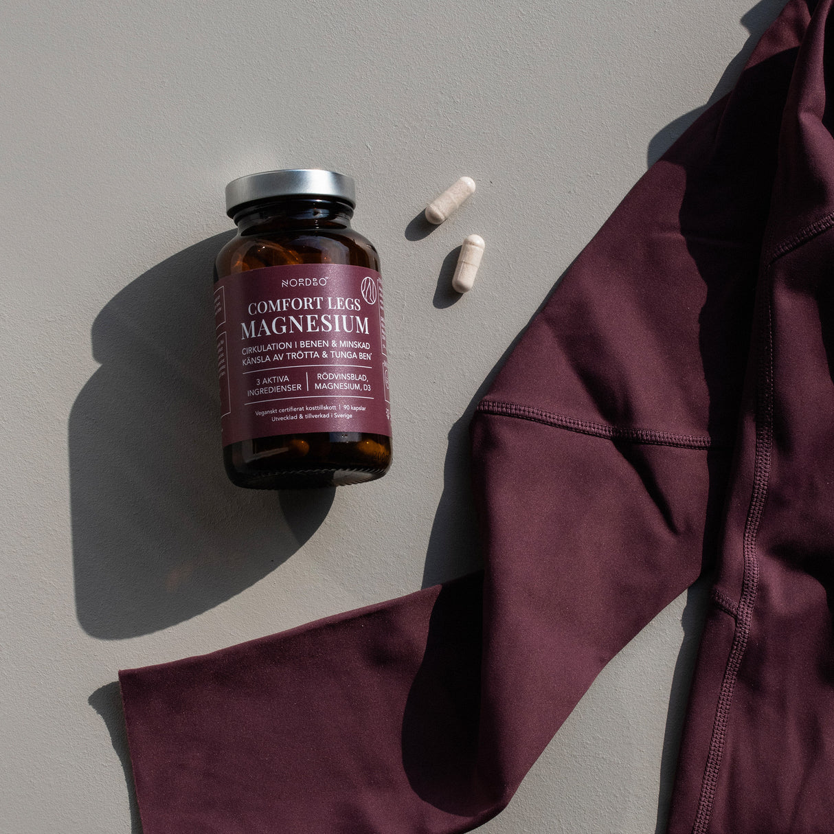 NORDBO Comfort Legs Magnesium | 90 kapsler