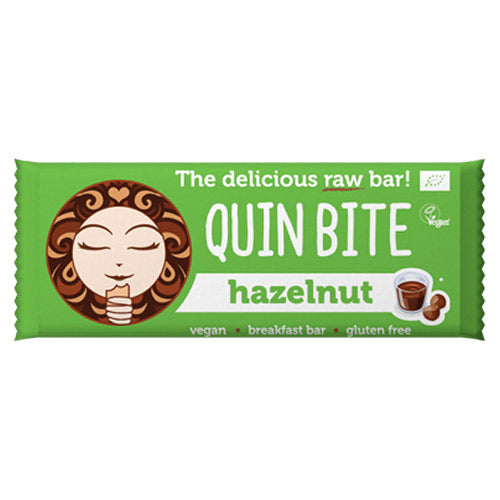 Quin Bite Hasselnød Bar - | 30 gr fra Quin Bite på Mecindo.dk