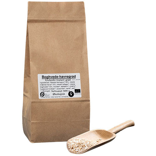 Aurion Boghvedehavregrød Økologisk | 600 gr fra Aurion på Mecindo.dk