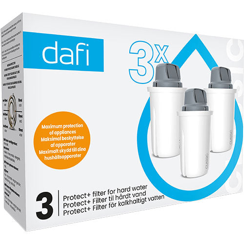 Dafi Filterpatroner Protect+ 3-pack fra Dafi på Mecindo.dk