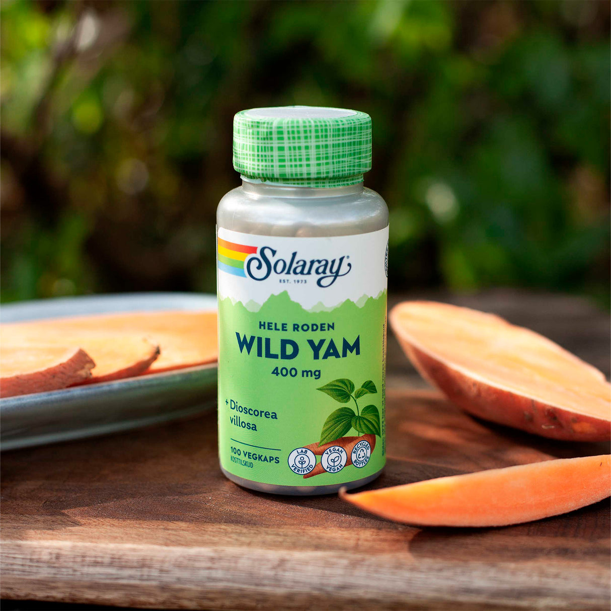 Solaray Wild Yam Root | 100 kapsler fra Solaray på Mecindo.dk