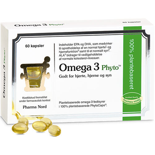 Pharma Nord Omega 3 Phyto | 60 kapsler fra Pharma Nord på Mecindo.dk