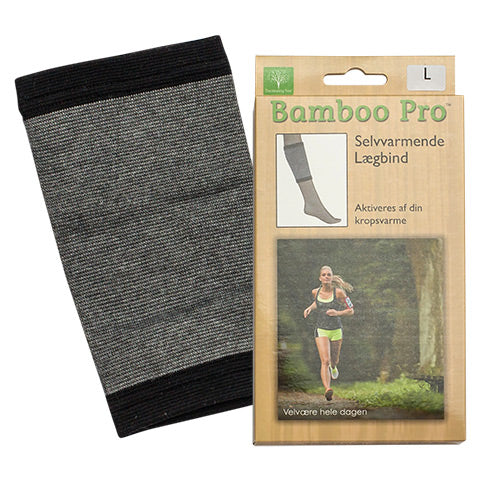 Bamboo Pro Lægbind Selvvarmende | Str. L fra Bamboo Pro på Mecindo.dk