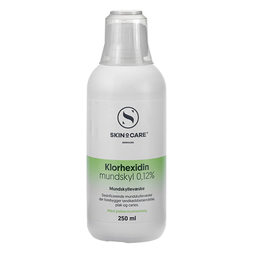 SkinOcare Klorhexidin mundskyl 0,12% | 250 ml fra SkinOcare på Mecindo.dk