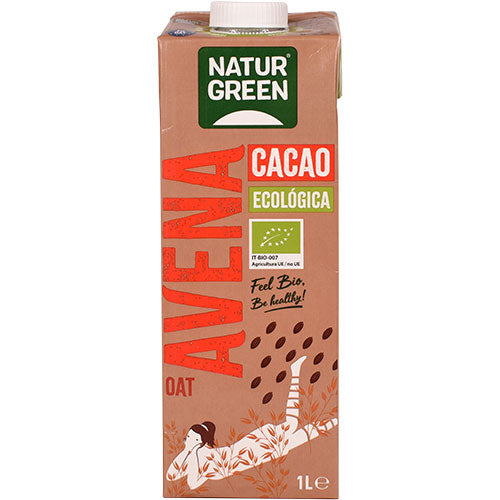 NaturGreen Havredrik Med Kakao Økologisk | 1 ltr fra NaturGreen på Mecindo.dk