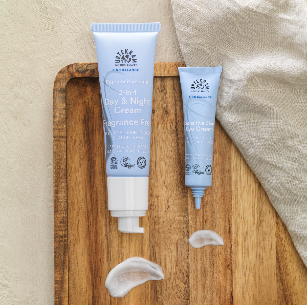 Urtekram 2-in-1 Day & Night Cream | 50 ml fra Urtekram på Mecindo.dk