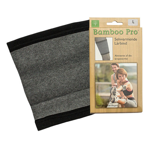 Bamboo Pro Lårbind Selvvarmende | Str. L fra Bamboo Pro på Mecindo.dk
