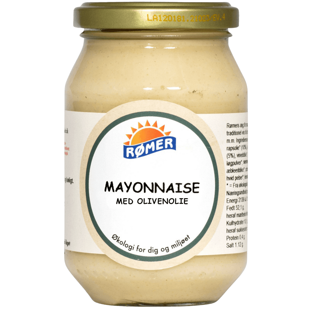 Rømer Mayonnaise Olivenolie Økologisk | 230 g