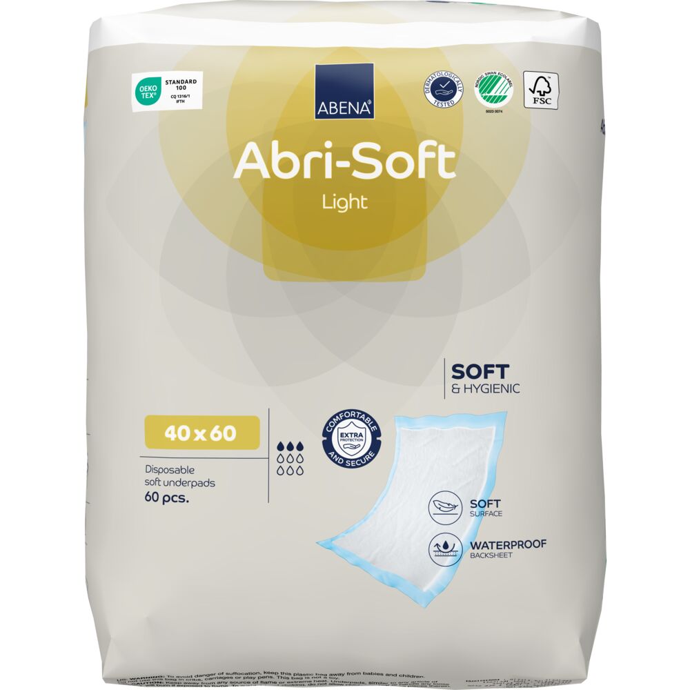 Abena Abri-soft Underlag 60x40 cm | Light