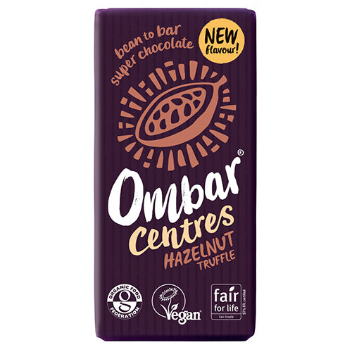 Ombar Hasselnødde Trøffelfyld Økologisk | 70 gr fra Ombar på Mecindo.dk