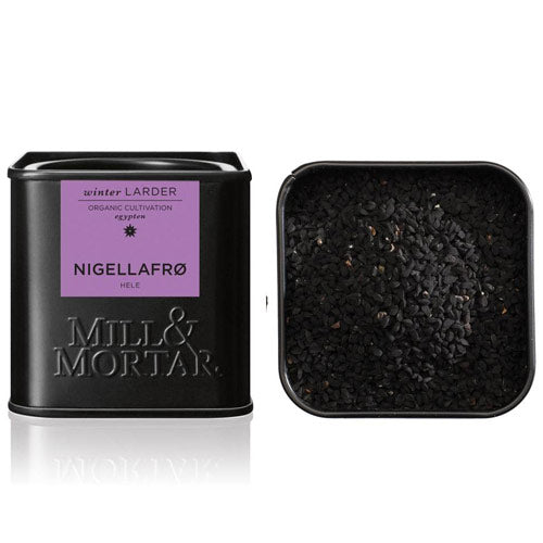 Mill & Mortar Nigellafrø Hele Økologisk | 50 gr fra Mill & Mortar på Mecindo.dk