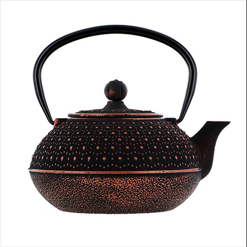 Aromandise Tekande Sort/guld Støbejern 0,8 L fra Aromandise på Mecindo.dk