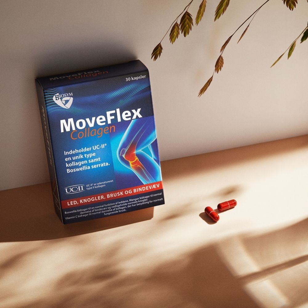 Biosym Moveflex Collagen | 30 kapsler fra Biosym på Mecindo.dk