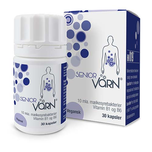 Värn Seniorvärn, Mælkesyrebakterier | 30 kapsler fra Värn på Mecindo.dk