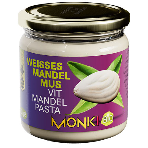 Monki Mandelsmør Hvid Økologisk | 330 gr fra Monki på Mecindo.dk
